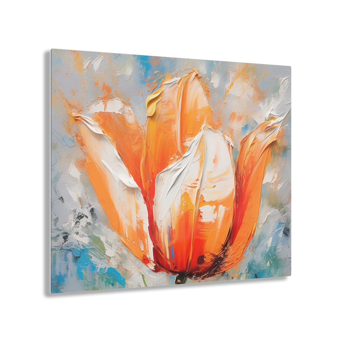 Acrylic Prints with Vibrant Orange Tulip: Embrace the Beauty of Nature
