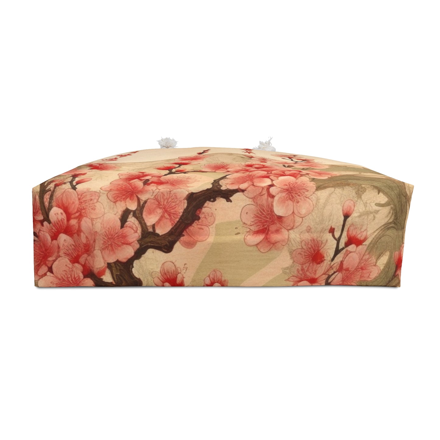 Whimsical Blossom Dreams: Weekender Bag with Delightful Flower Drawings and Cherry Blossoms