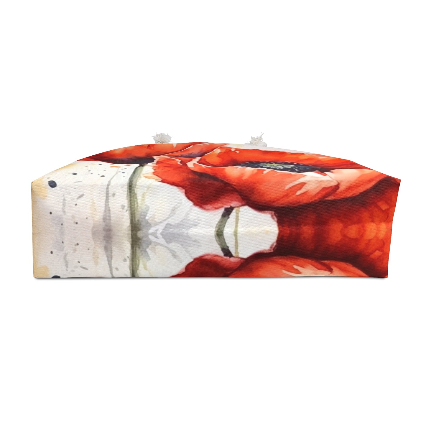 Whimsical Poppy Flower Watercolor Weekender Bag: An Artistic Delight