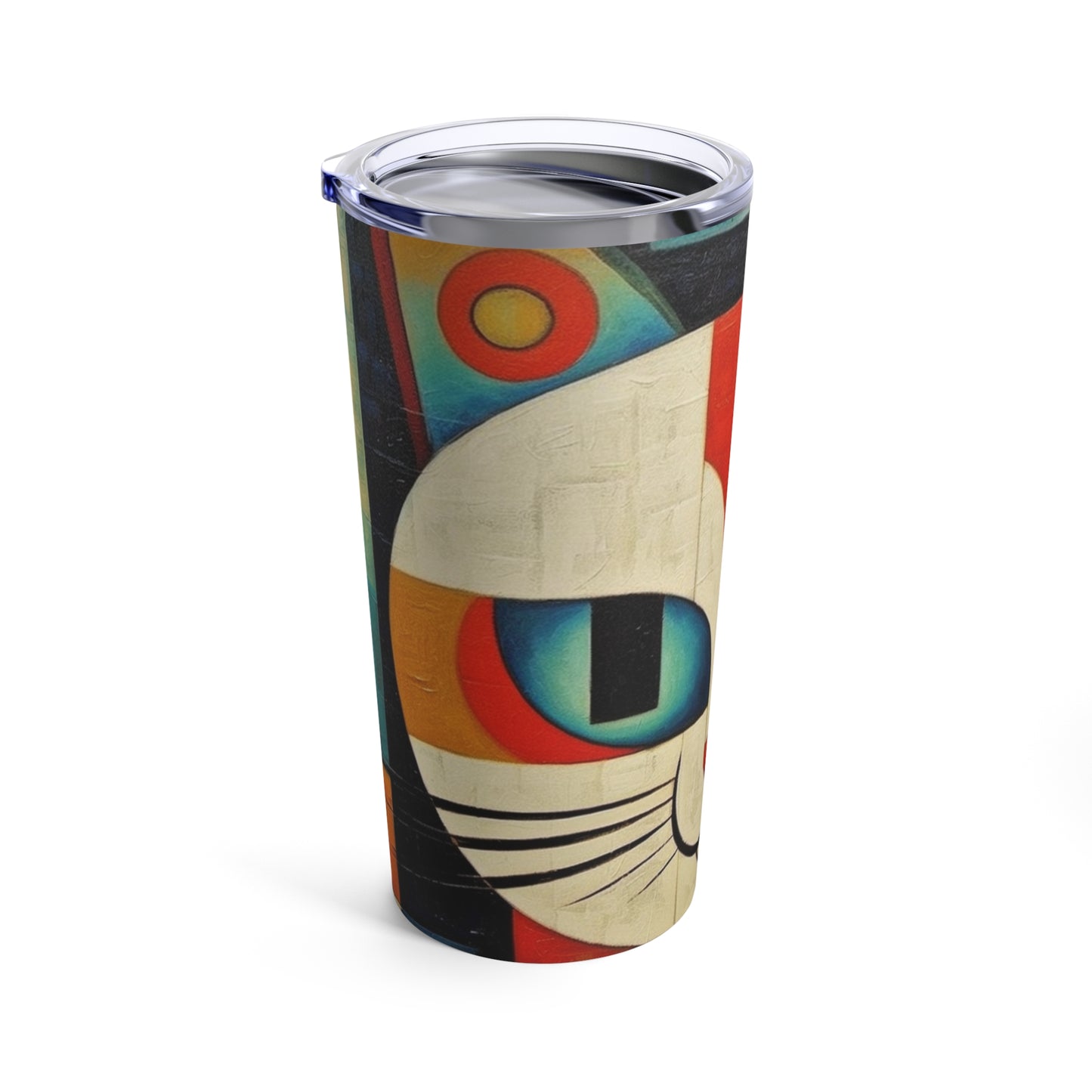 Artistic Vintage Vibes: Picasso-Inspired Midcentury Modern Tumbler for Retro Fashion