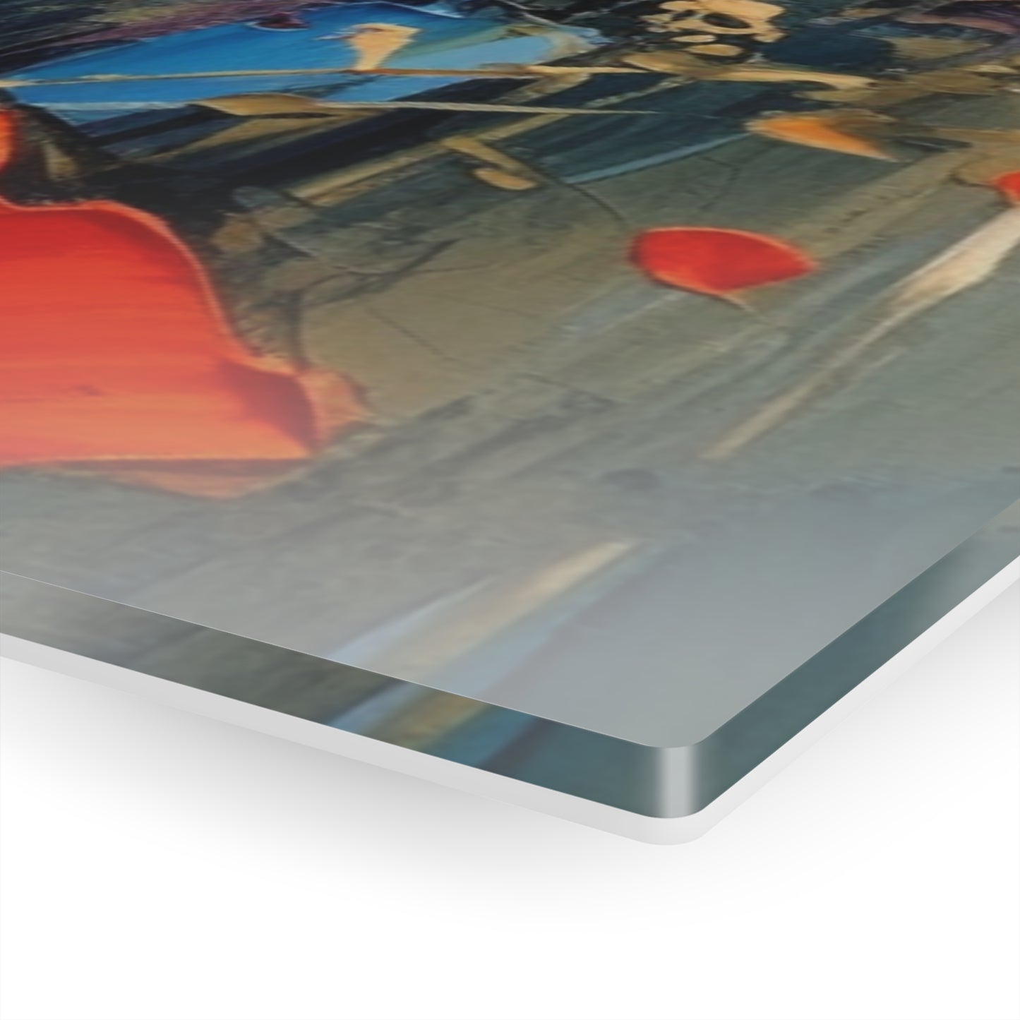 Acrylic Prints Paradise: Abstract Poppy Artwork and Flower Drawings