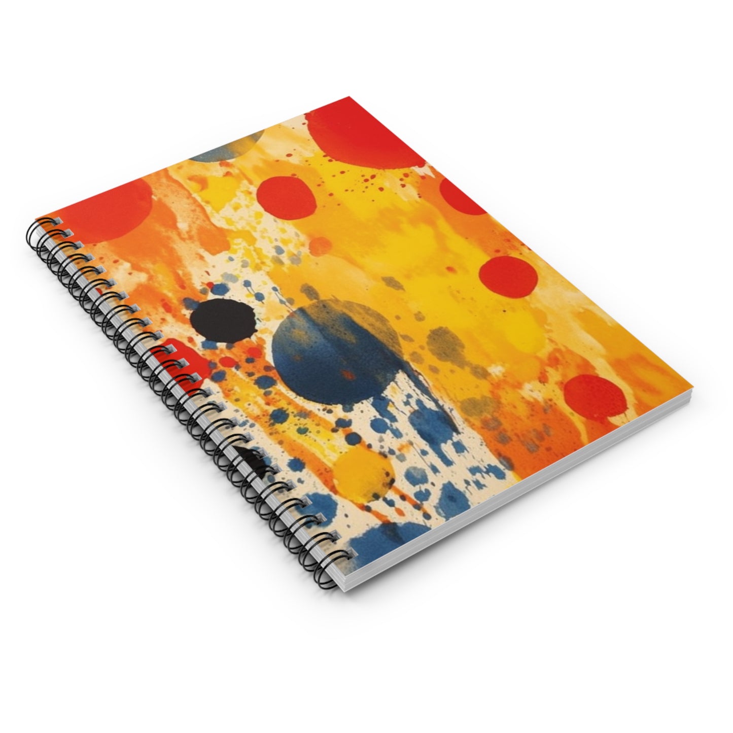 Gutai Inspiration: Color Patch Spiral Notebook