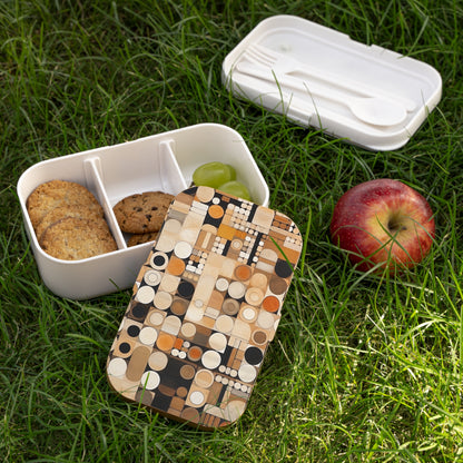 Earthy Elegance: Geometric Bento Box