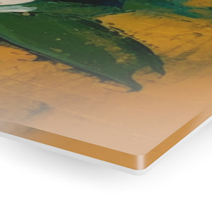 Floral Symphony: Acrylic Prints featuring an Abstract Oil Painting of Jasmine