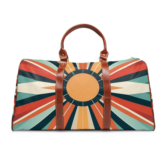 Starburst Candy Colored Waterproof Travel Bag for Men with Vintage Fashion