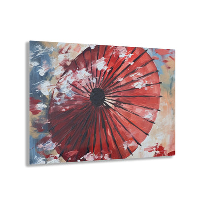 Abstract Japanese Umbrella Painting Acrylic Prints: Unleashing Artistic Beauty