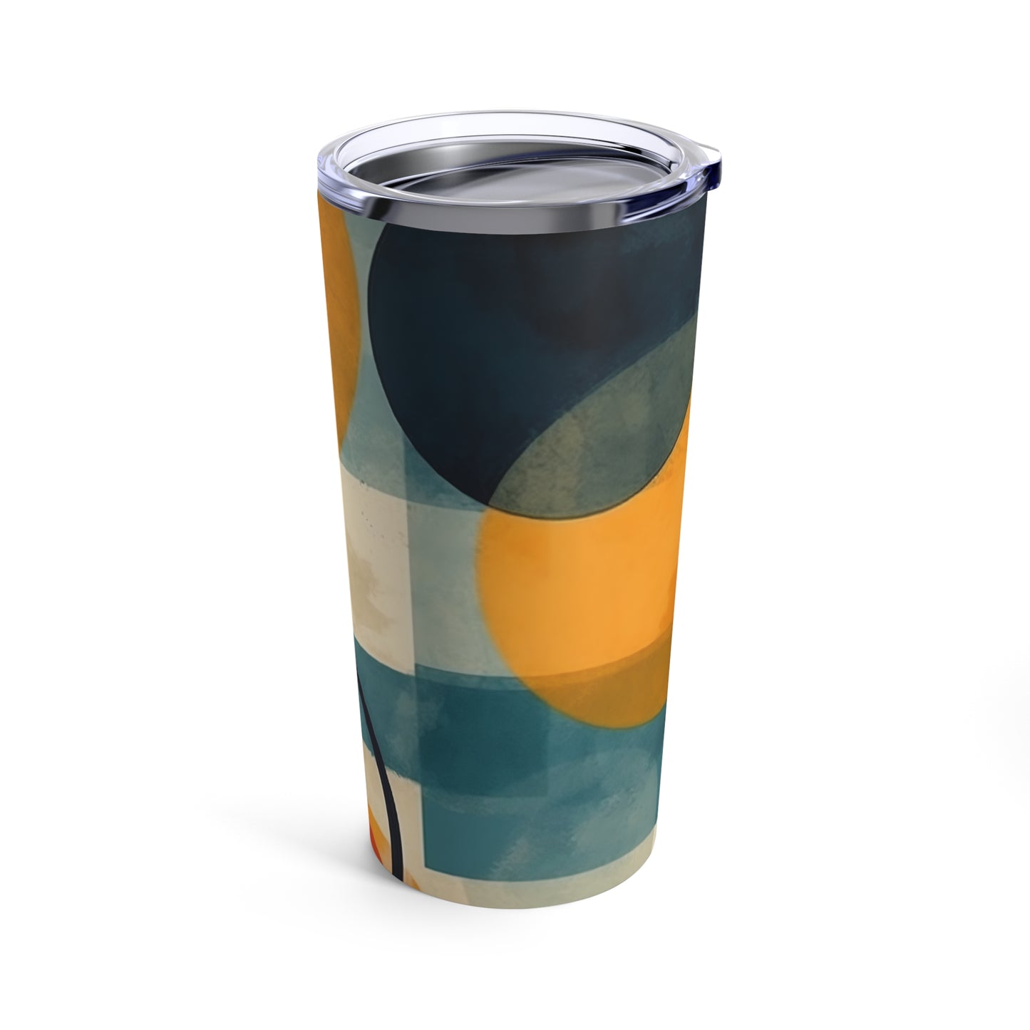 Geometric Gems: Tumbler Inspired by Abstract Geometric Art
