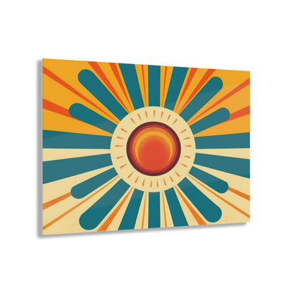 Atomic Age Sunshine: Midcentury Modern Sun Acrylic Prints