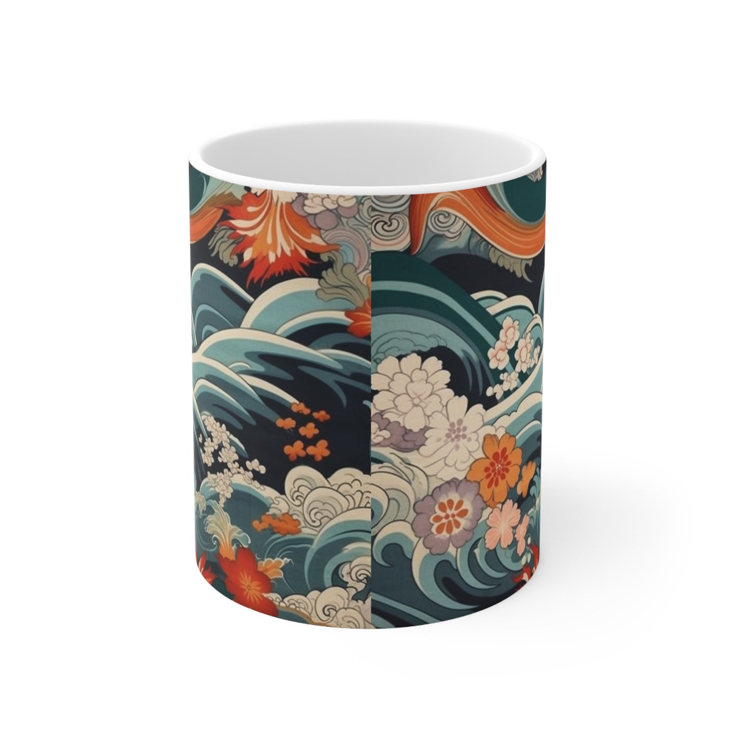 Ceramic Mug: Samurai-Inspired Style - Channel the Spirit of the Warriors with Our Kimono Mug