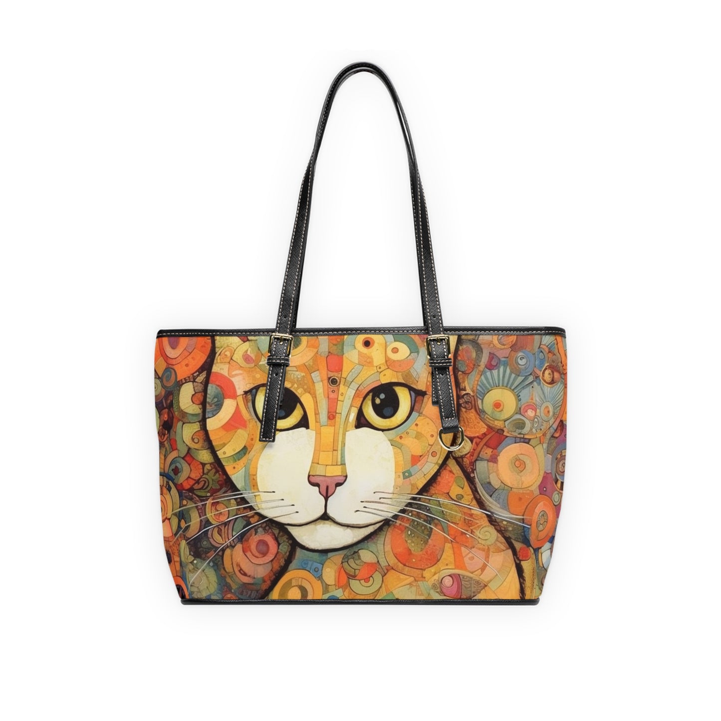 Art Nouveau Revival: Klimt-Inspired PU Leather Shoulder Bag