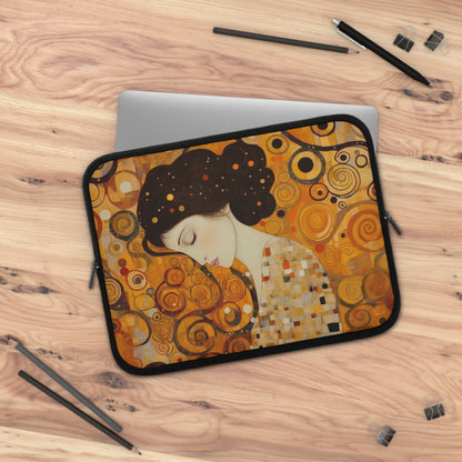 Gustav Klimt Inspired Laptop Sleeve: A Tribute to the Iconic Art of the Vienna Secession