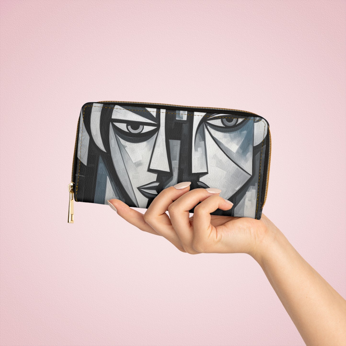 Cubist Paintings Zipper Wallet