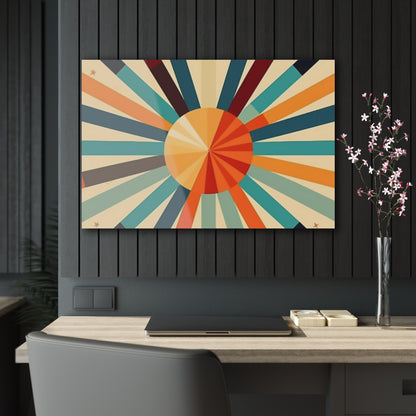 Artistic Abstractions: Starburst Acrylic Prints for Modern Abstract Art Lovers