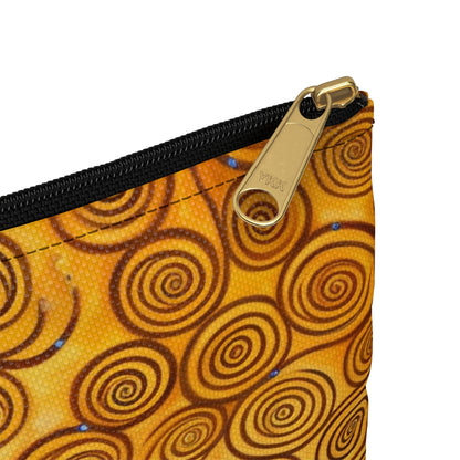 Symbolic Harmony: Gustav Klimt Tree of Life Accessory Pouch, Embrace Artistic Elegance