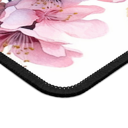 Whimsical Delight: Watercolor Cherry Blossom Tree Gaming Mouse Pad