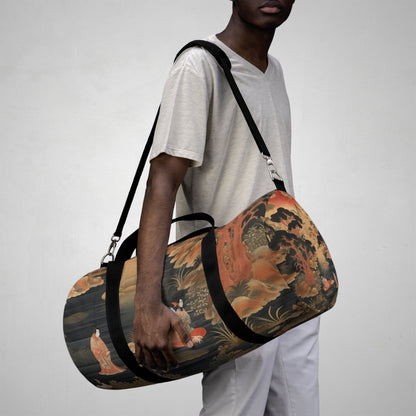 Custom Japanese Tapestry Duffel Bag: Your Personalized Artistic Statement