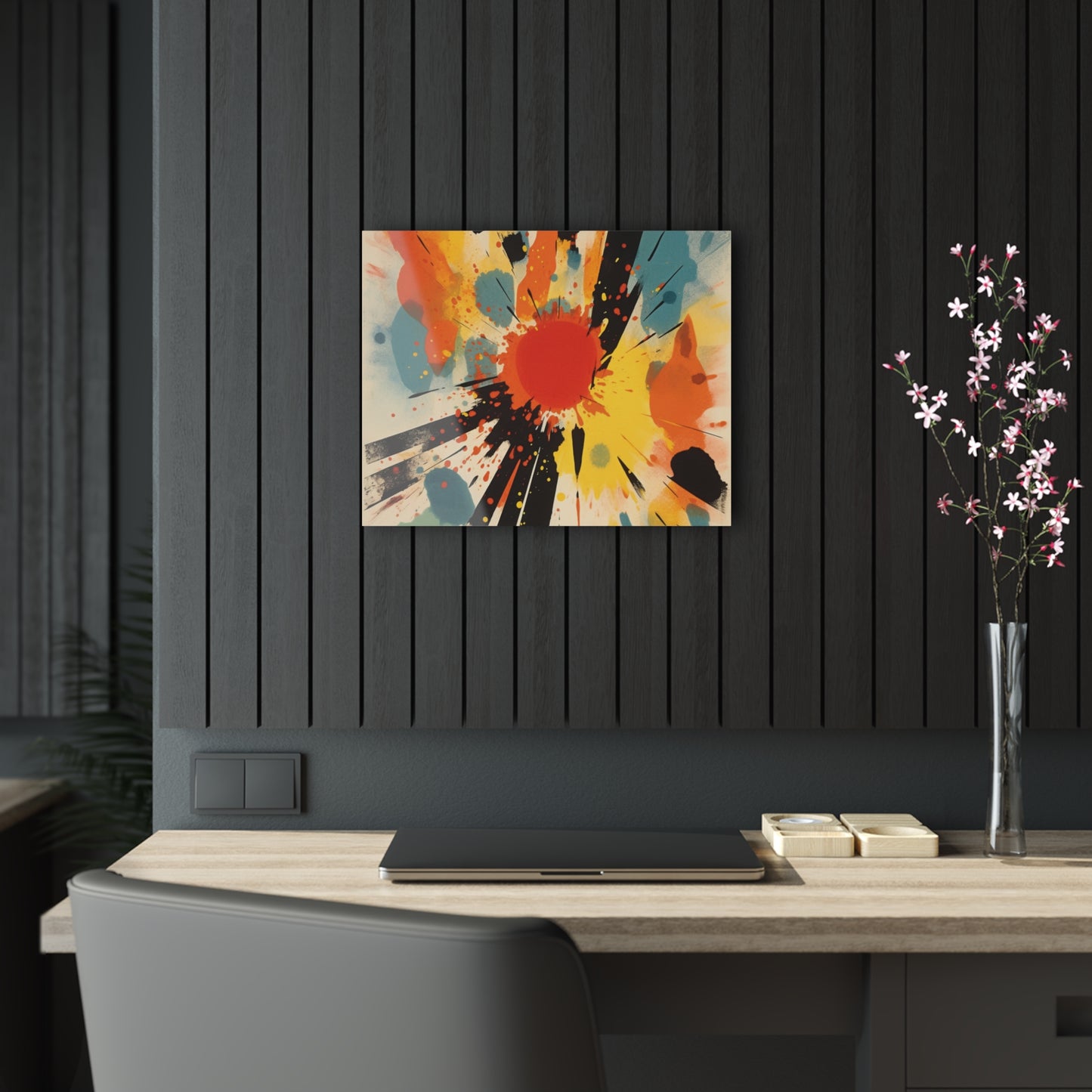 Cosmic Fusion: Abstract Art Acrylic Prints