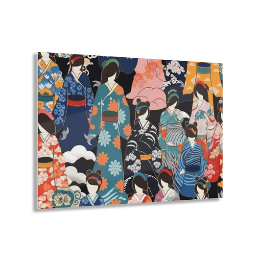 Kimono Dreams Acrylic Prints: Experience Japanese Elegance