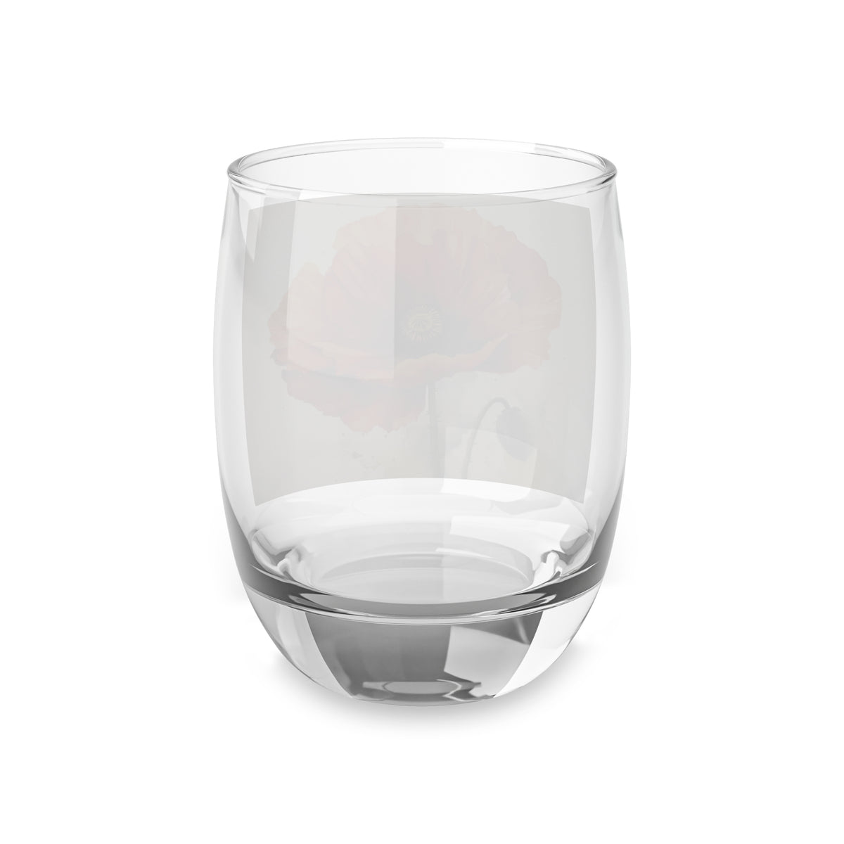 Stunning Poppy Flower Watercolor Whiskey Glass: A Blossoming Experience