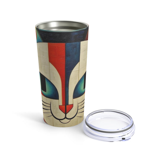 Artistic Vintage Vibes: Picasso-Inspired Midcentury Modern Tumbler for Retro Fashion