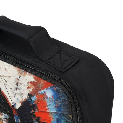 Lunch Bag with Bauhaus-Inspired Butterfly Drawing: A Harmonious Blend of Art and Functionality