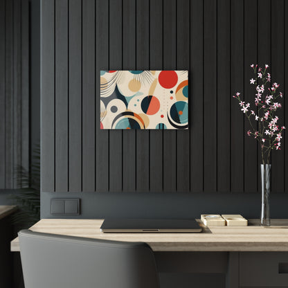 Abstract Elegance: Midcentury Modern Acrylic Prints with Modern Abstract Art and Vintage Fashion