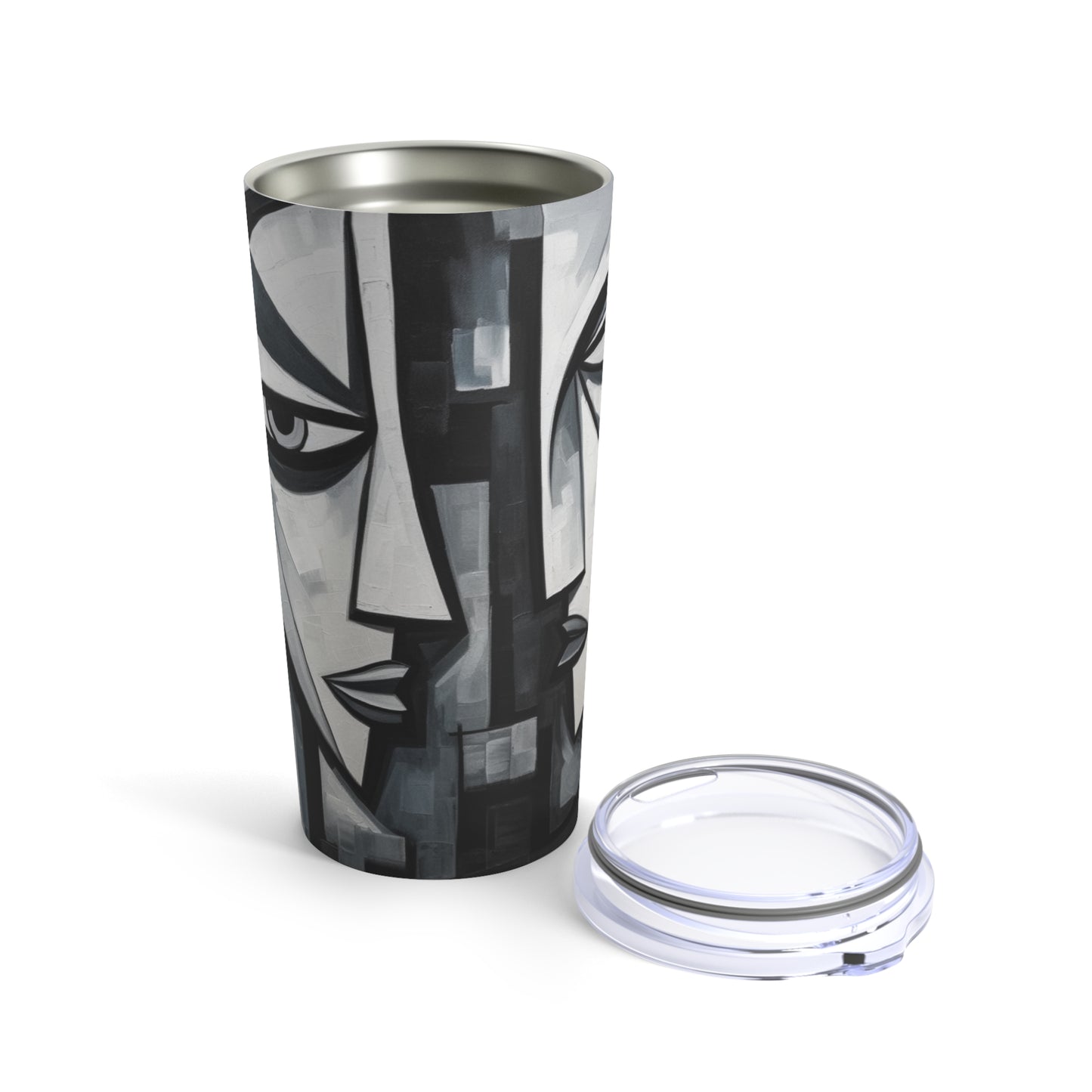 Cubist Paintings Tumbler: Captivating Brush Strokes in Every Refreshing Drink