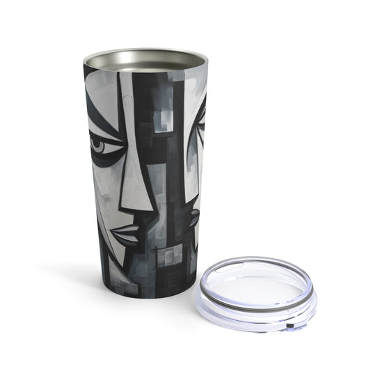 Cubist Paintings Tumbler: Captivating Brush Strokes in Every Refreshing Drink