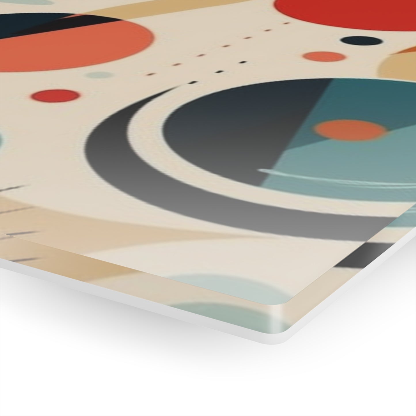 Abstract Elegance: Midcentury Modern Acrylic Prints with Modern Abstract Art and Vintage Fashion