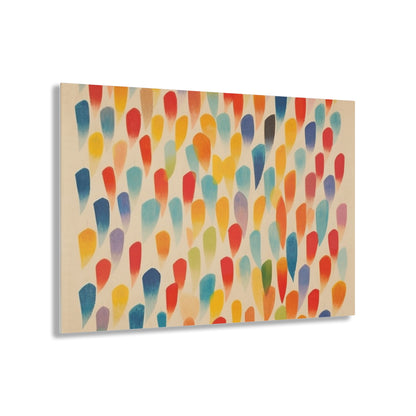 Energetic Abstraction: Colorful Shapes Acrylic Prints
