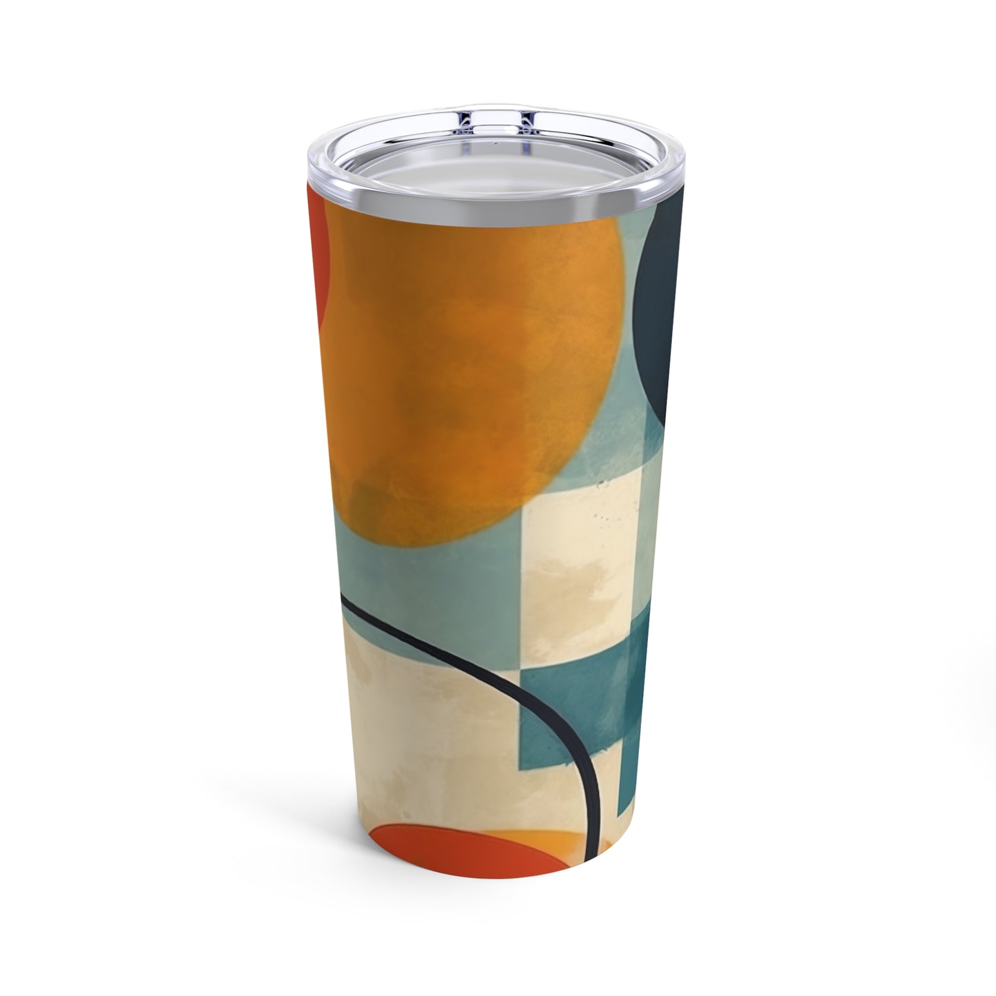 Geometric Gems: Tumbler Inspired by Abstract Geometric Art