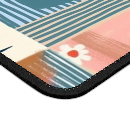Abstract Expressions: Modern Art-Inspired Midcentury Modern Gaming Mouse Pad with Timeless Design