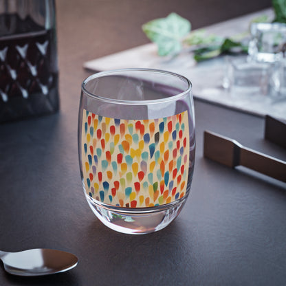 Ellsworth Kelly Inspired Whiskey Glass: A Fusion of Energy and Translucent Colors