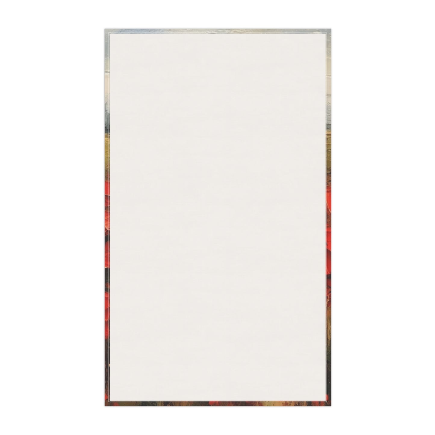 Abstract Poppy Fields: Kitchen Towel for Artistic Inspiration