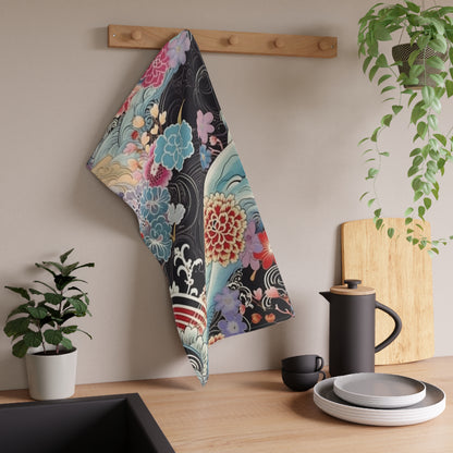 Authentic Japanese Kimono Kitchen Towel: Embrace Tradition