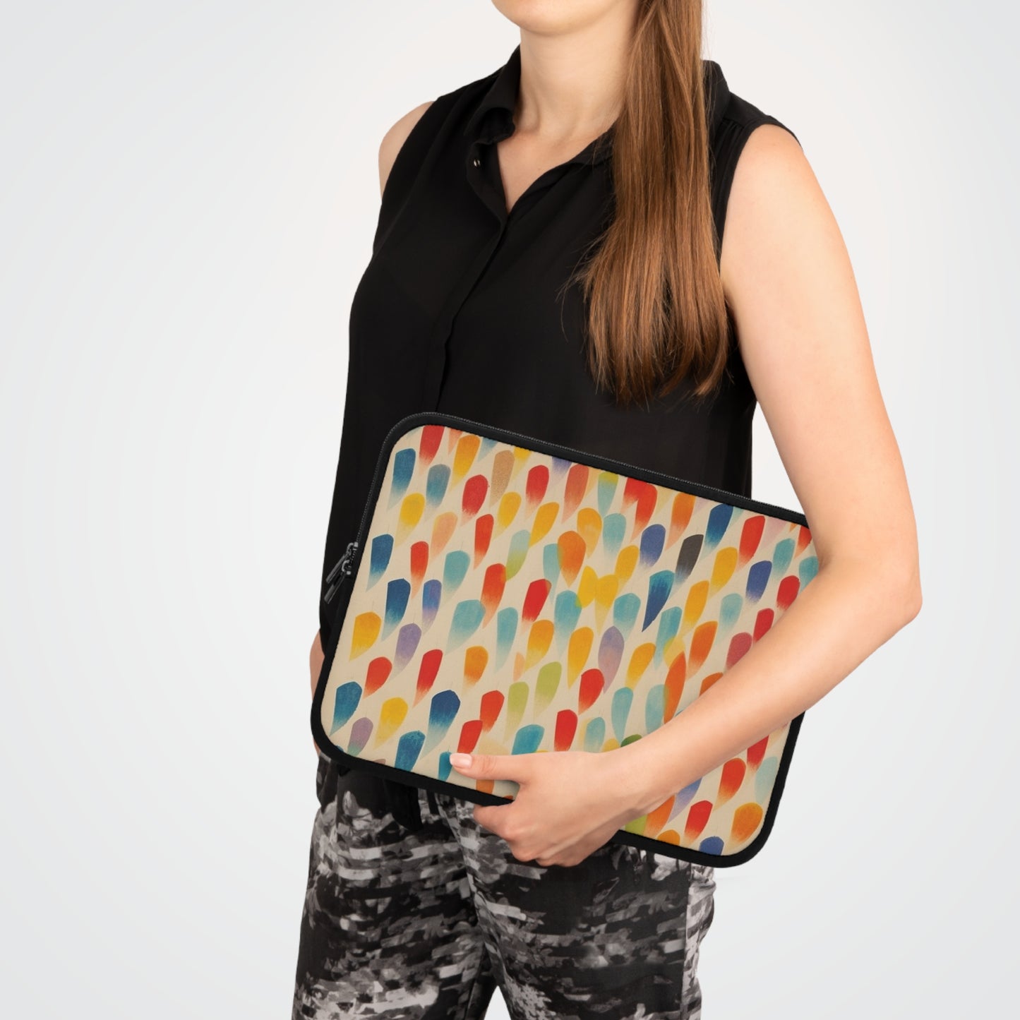 Energetic Abstraction: Ellsworth Kelly-inspired Laptop Sleeve