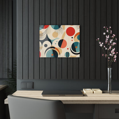Abstract Elegance: Midcentury Modern Acrylic Prints with Modern Abstract Art and Vintage Fashion