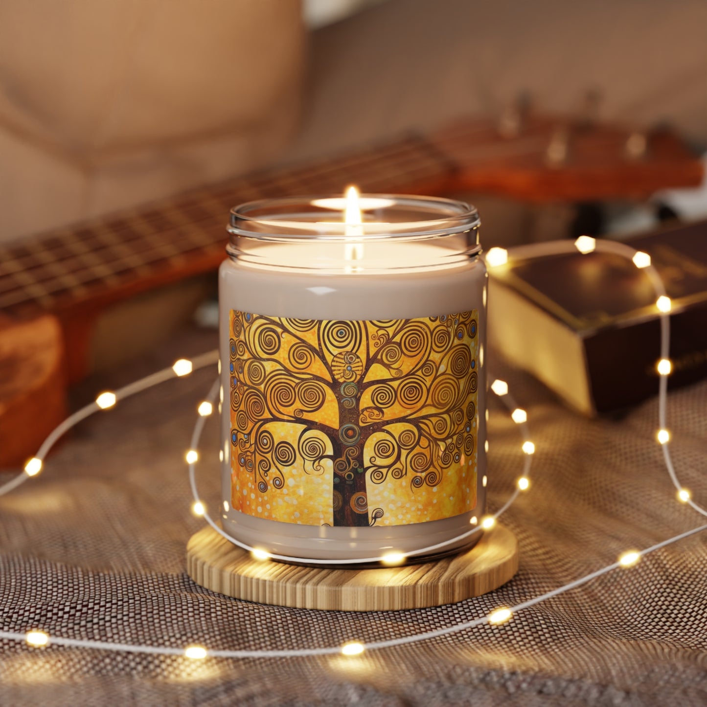 The Tree of Life Scented Soy Candle: A Modern Art Tribute to Gustav Klimt