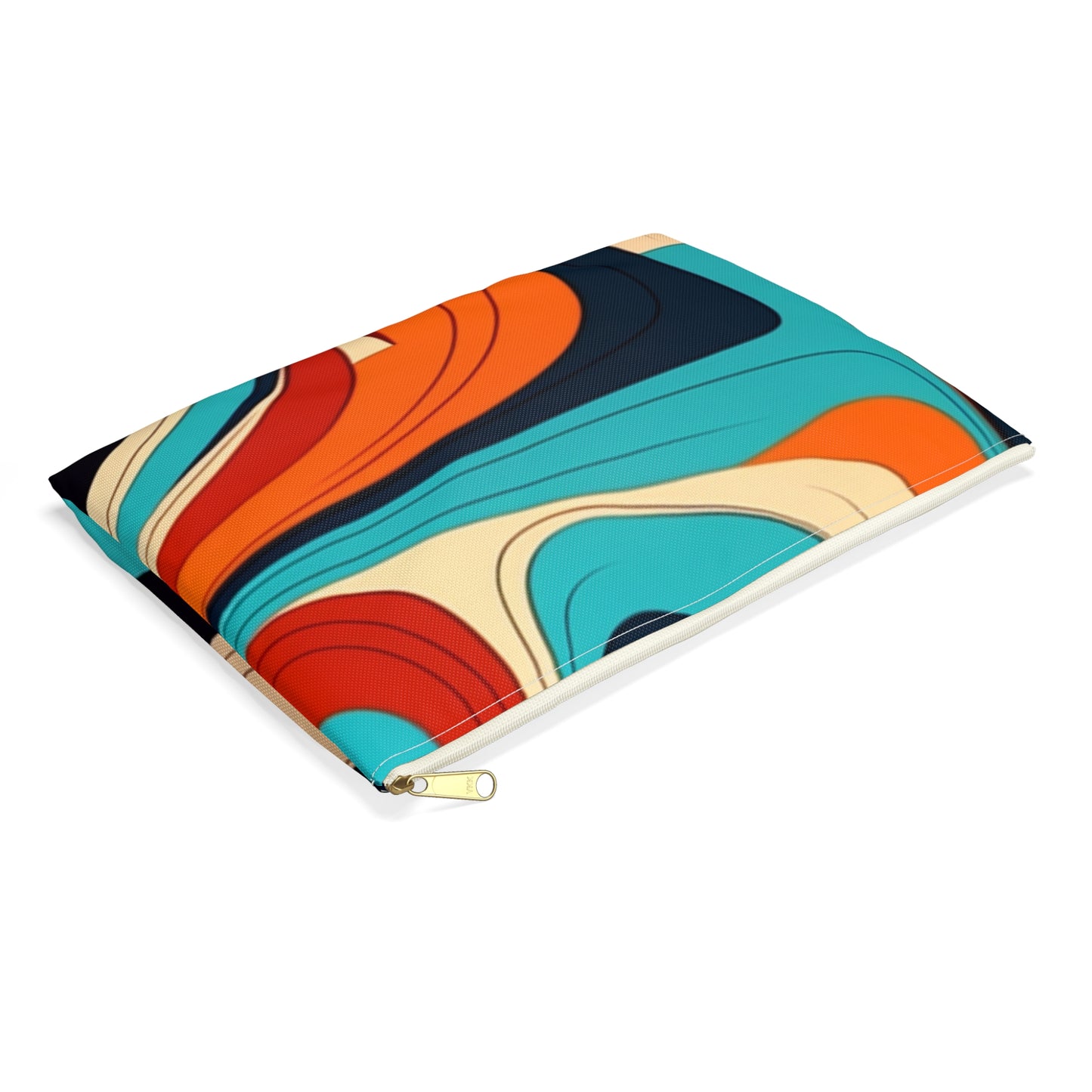 Midcentury Abstractions: Abstract-Inspired Accessory Pouch