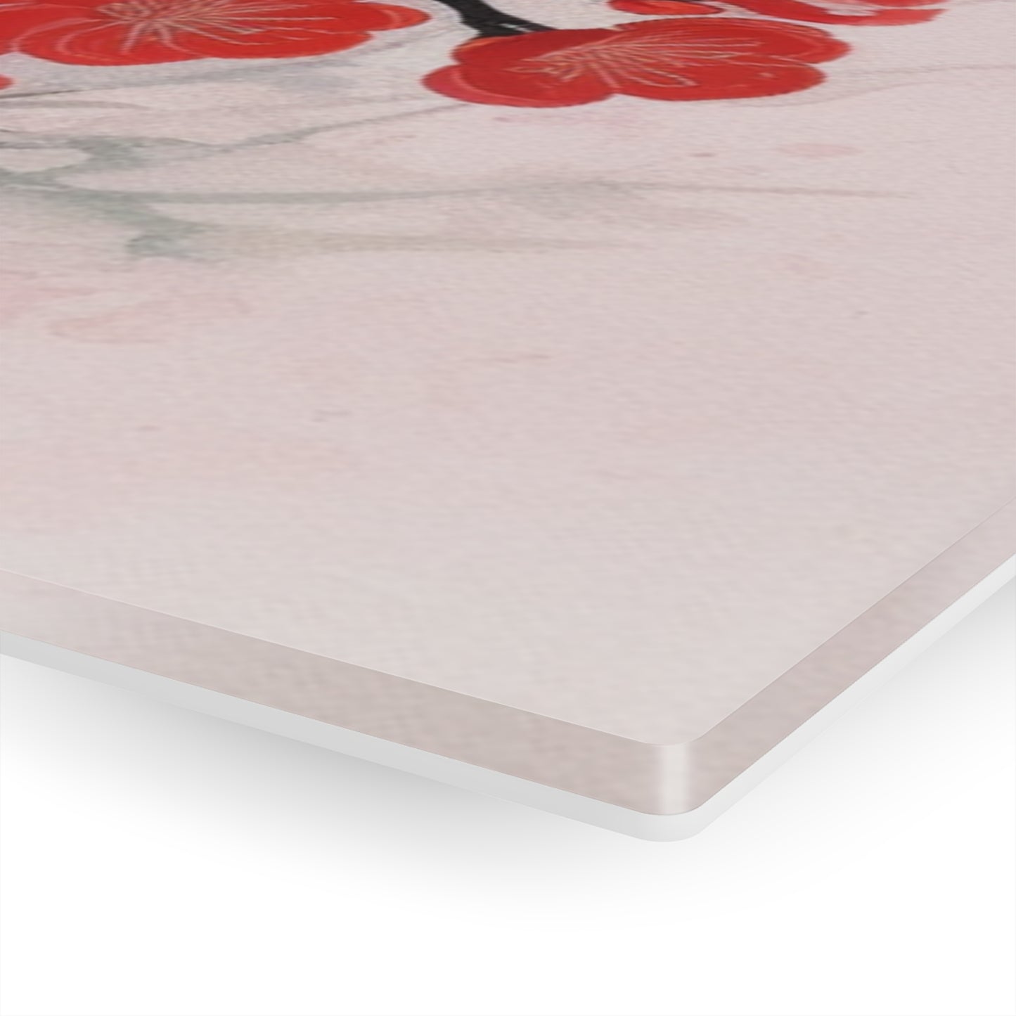 Cherry Blossom Delight: Acrylic Prints Adorned with Intricate Flower Drawings and Artistry