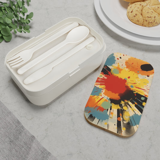 Abstract Expression: Silkscreen Art Bento Box