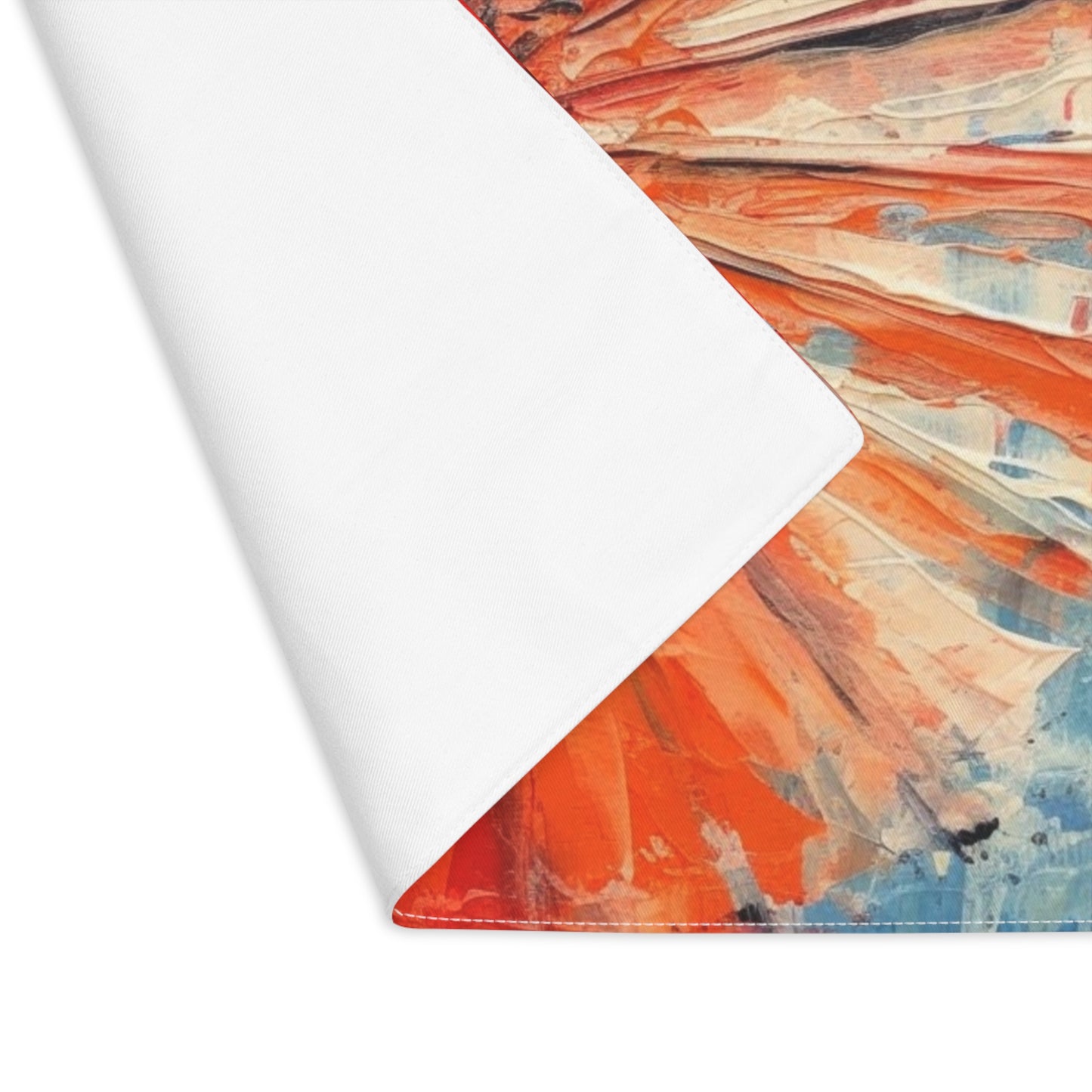 Umbrella Painting Placemat: Channel Your Inner Artist with Abstract Oil Paint
