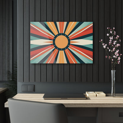 Starburst Acrylic Prints in Atomic Age and Midcentury Modern Design