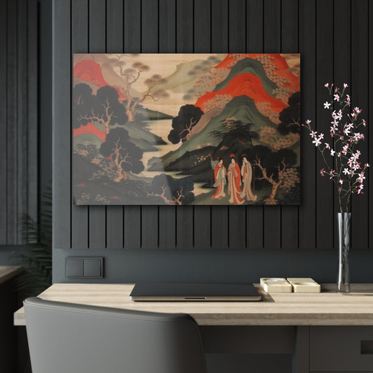 Custom Japanese Tapestry on a Acrylic Prints - Unique Artistic Expression