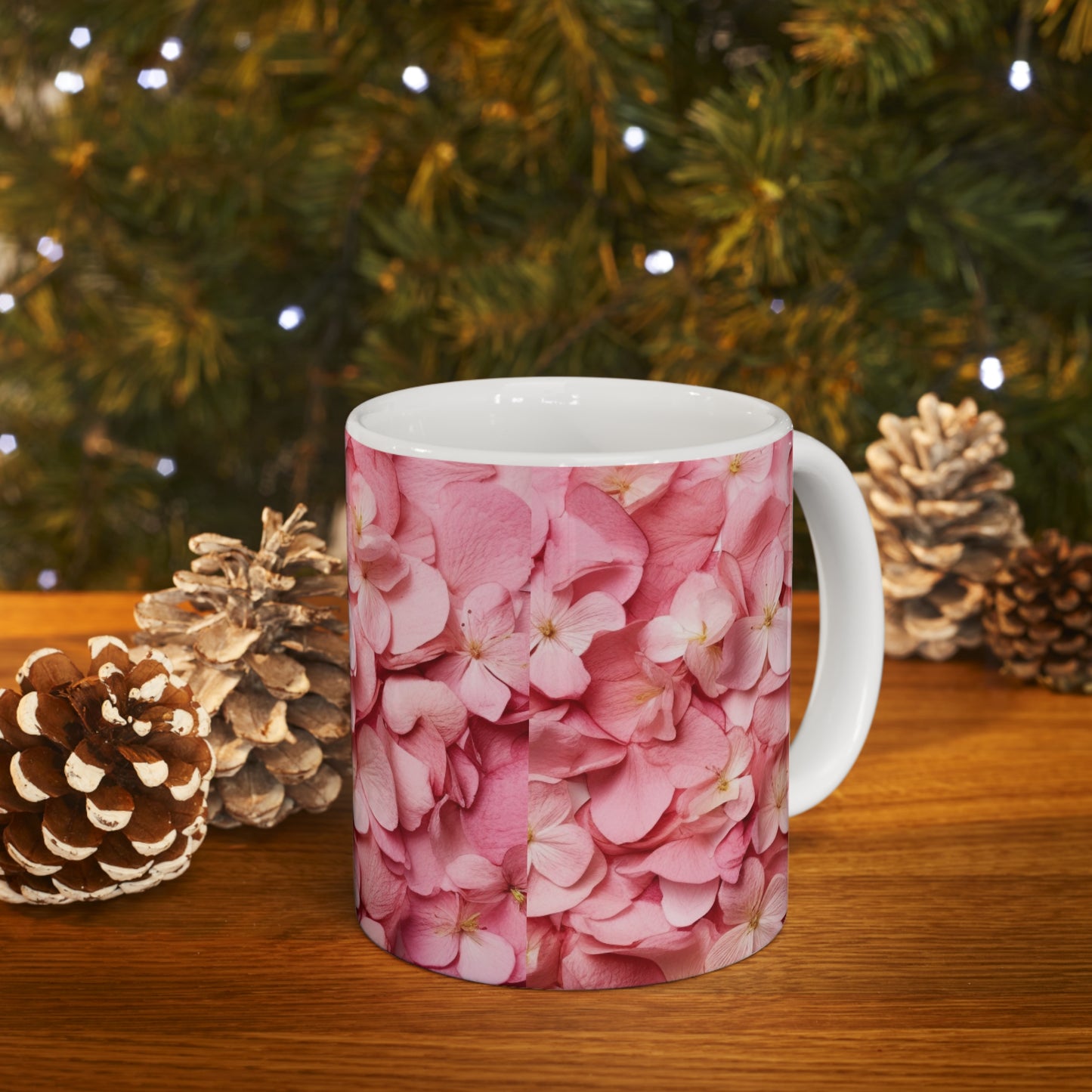 Ceramic Mug: Cherry Blossom Serenity - Embrace Tranquility with Every Sip