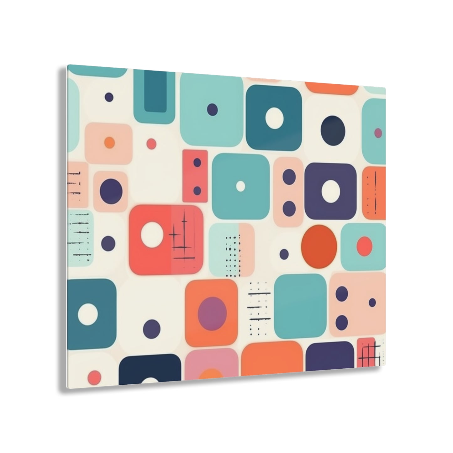 Retro Chic: Atomic Age-Inspired Acrylic Prints with Midcentury Modern Design and 1960s Fashion