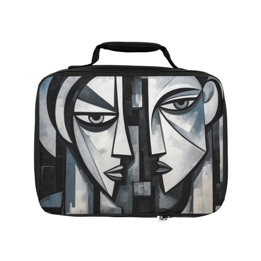 Cubist Paintings Lunch Bag: Captivating Brush Strokes