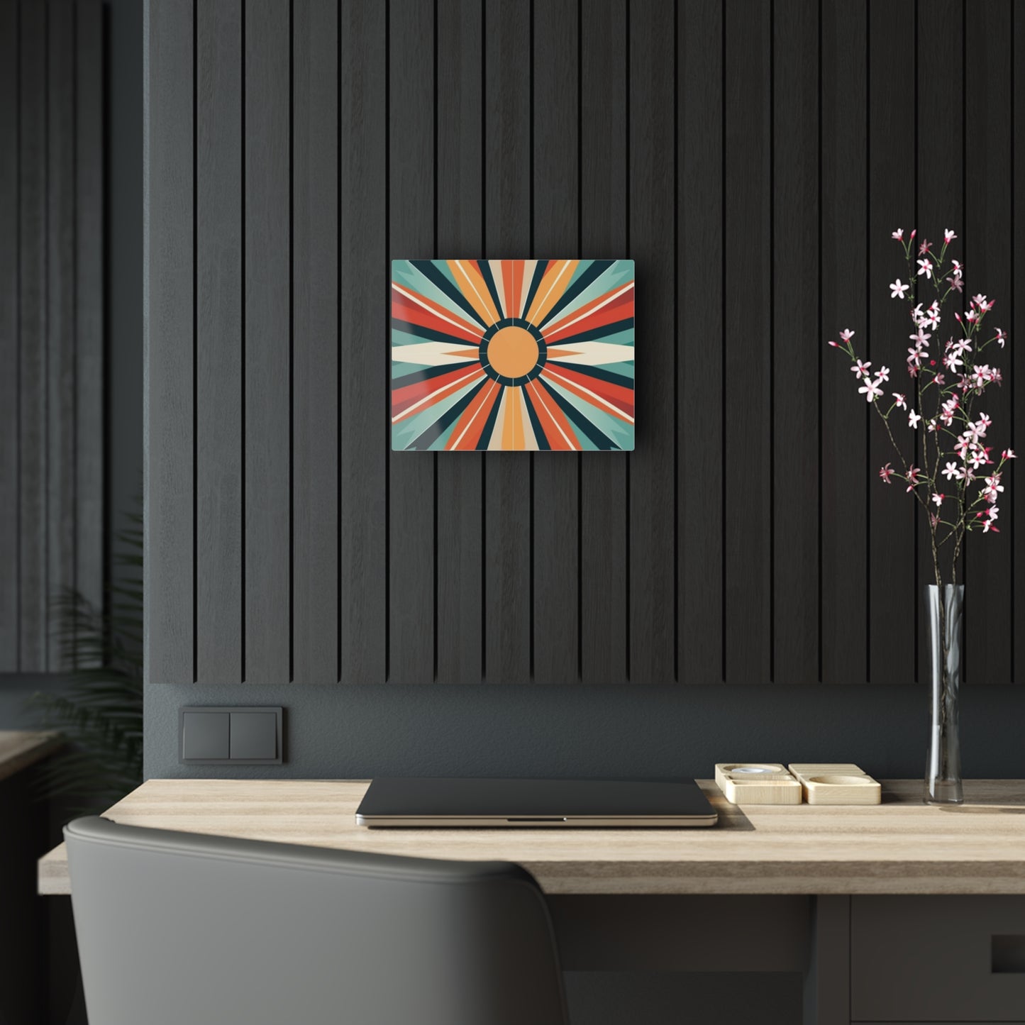 Starburst Acrylic Prints in Atomic Age and Midcentury Modern Design