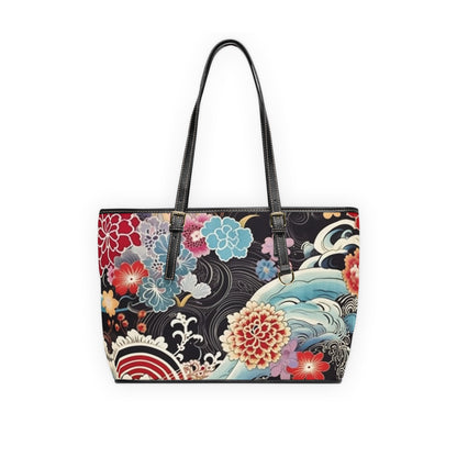 Authentic Japanese Kimono PU Leather Shoulder Bag: Embrace Tradition