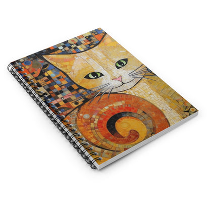 Timeless Beauty: Vienna Secession-Inspired Spiral Notebook